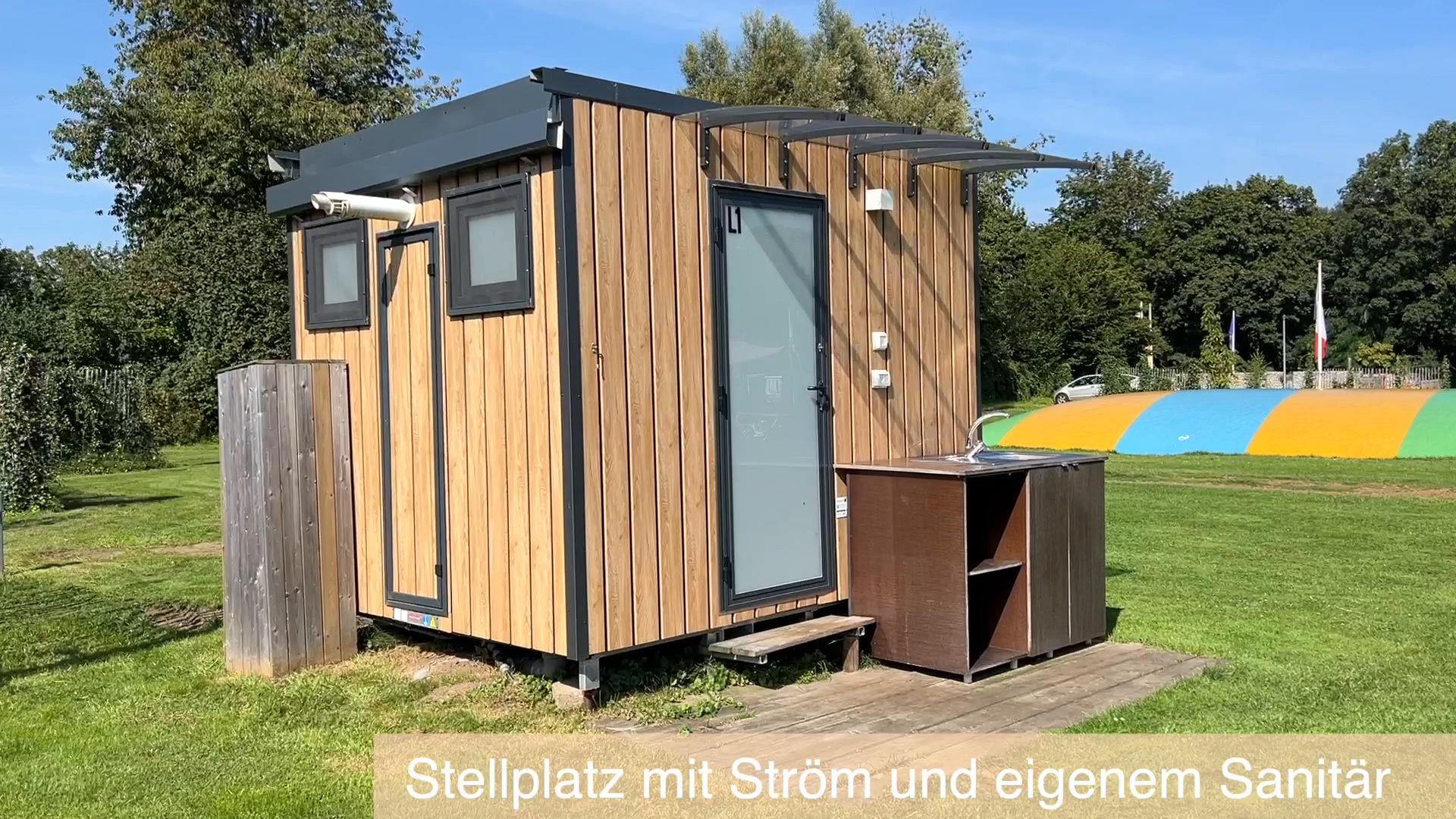 Stellplatz mit Strom & Privat Sanitär