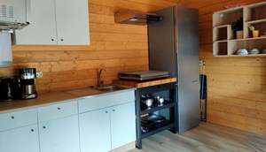 Luxus-Holzchalet- voll ausgestattete Küche