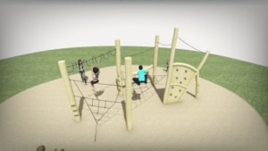 Spielplätze, Hüpfburg