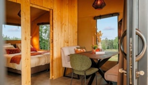 Safarizelt&nbsp;Forest Lodge - Eßecke