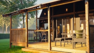 Safarizelt&nbsp;Forest Lodge - Sitzeck